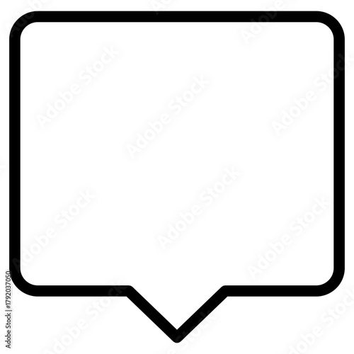 Speech Bubble icon in vector illustration