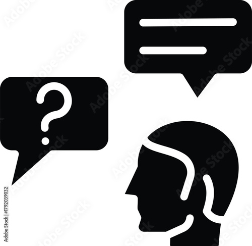 support web icon in solid style