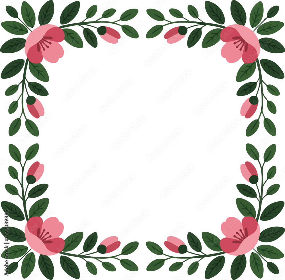 Fototapeta premium Flat vector illustration of a rectangular object with clean lines and modern design