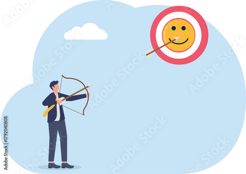 illustration of targeting market engagement to attract interest in business products
