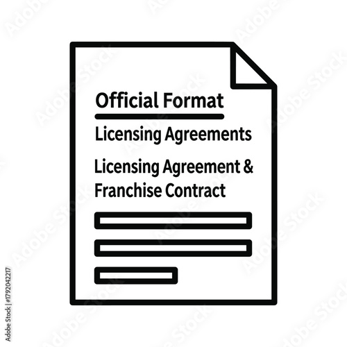 Official format licensing agreement and franchise contract document