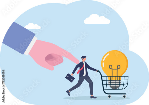 illustration of guidelines for designing a business idea and innovation

