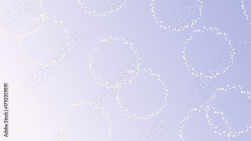 小さな四角で描かれたサークル模様の背景｜Geometric Square Circle Pattern Background（グラデーションブルー）