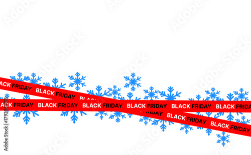 vector illustration icon . Black Friday Sale. Black Friday ribbons individually. Vector graphics
