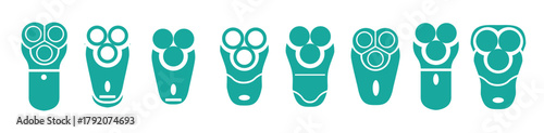 electric shaver icon vector 