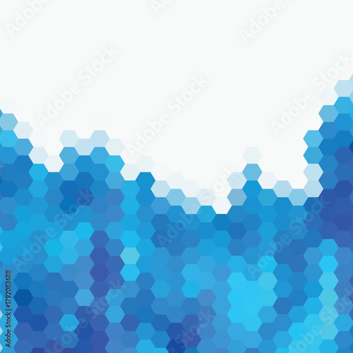 blue vector abstract geometric background. eps 10