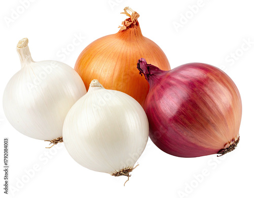 Wallpaper Mural Assorted onions white, yellow, red, piled Torontodigital.ca