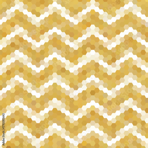 gold vector polygon abstract background. Geometric illustration in Origami style with gradient. Textured pattern for your backgrounds. eps 10