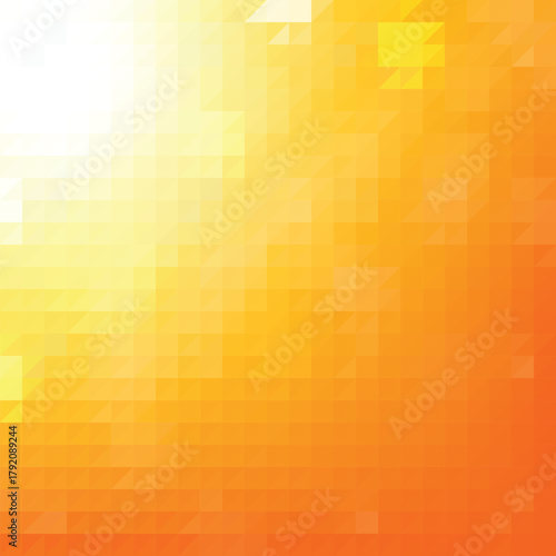 Orange Background With Bokeh, With Gradient Mesh, Vector Illustration. eps 10