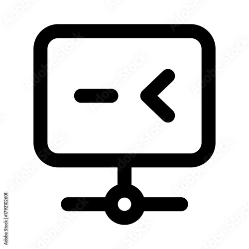 Backend Programming Professional Line Icon Set. Modern vector illustrations of coding logic, database systems, server management, and developer workflows.