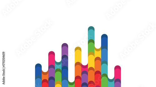 Colorful abstraction of liquid rainbow spots, LGBT colors on a black background in the form of bright colored lines, colored pencils and paints, thick brushstrokes of paint, business schedule