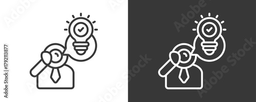 Clarity Icon Set Vector Collection Isolated In Black And White