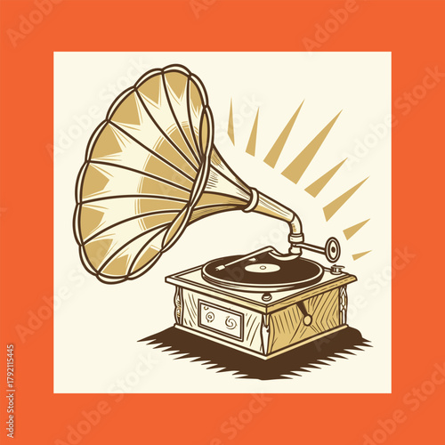 Gold logo mockup on window black background
