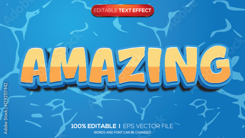 3d text effect amazing theme