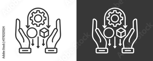 Transformation Icon Set Vector Collection Isolated In Black And White