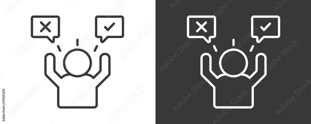 Obraz premium Feasibility Icon Set Vector Collection Isolated In Black And White