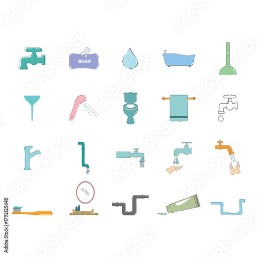 bathroom items icon