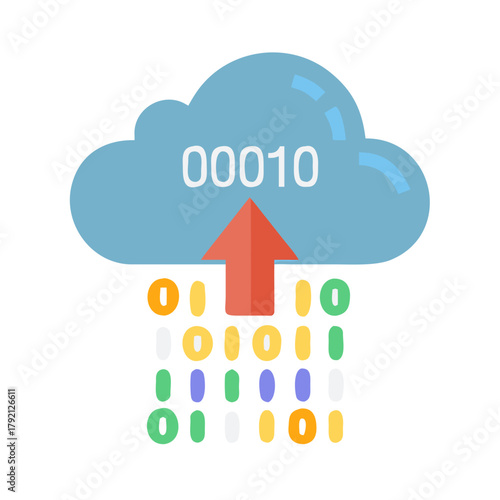 Data Cloud Upload Icon