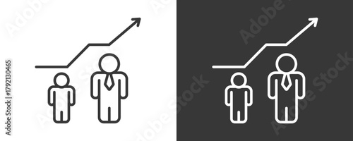 Personal Development Icon Set Vector Collection Isolated In Black And White