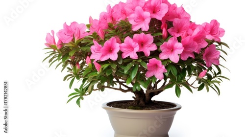 Wallpaper Mural azalea bonsai, pink flowers, ceramic pot, botanical, photorealistic, 8k, highly detailed
 Torontodigital.ca