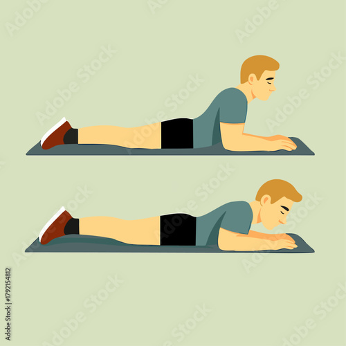 Guided Plank Exercise For Core Strength Development
