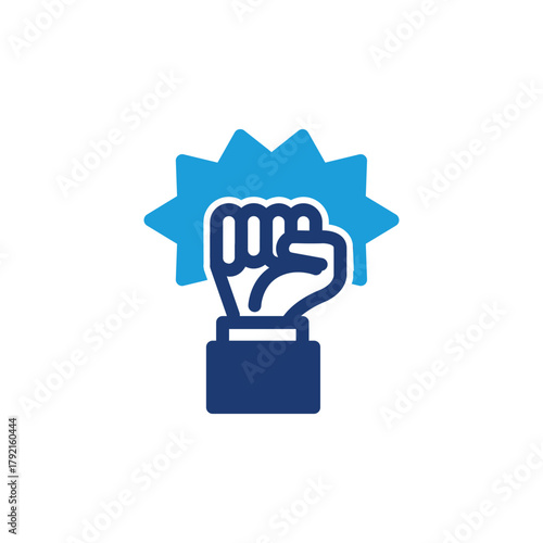protest colored icon vector design good for web or mobile app