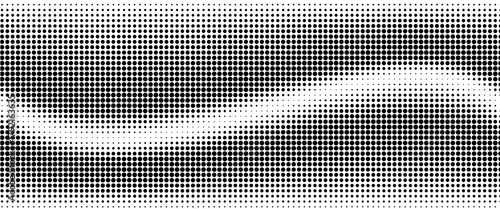 Dotted halftone gradient texture. Fading polka dot background. Repeated dots gradation pattern background. Black vanishing comic pop art overlay backdrop.