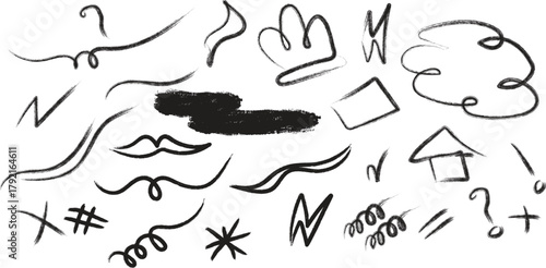 Halloween monster icon set vector illustration