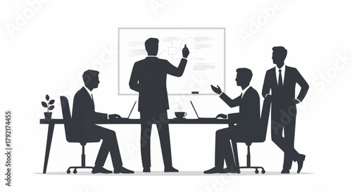 business man in office