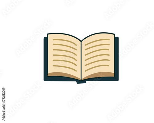 Open Book of Knowledge: An open book, its pages filled with the promise of knowledge, sits elegantly, inviting exploration and learning, symbolizing the power of education and the world 