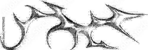 8-bit abstract halftone pixel art vector graphic
