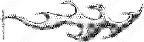 8-bit abstract halftone pixel art vector graphic
