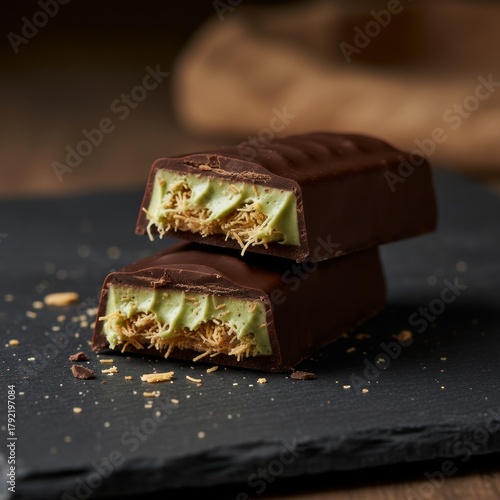 A moody, cinematic macro sh...