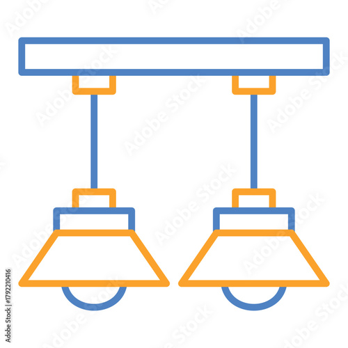 Ceiling lamp Icon