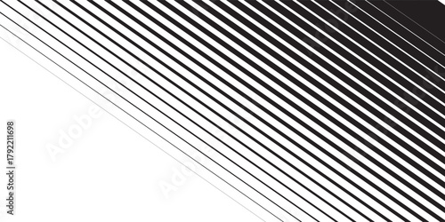 Black striped halftone gradient lines texture. eps 10 illustration.