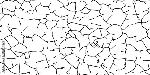 Vector the cracks concrete wall texture white and black. Grungy, grunge effect, grunge texture, dry land crack effect,	Abstract grunge black and white distressed texture background.
