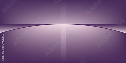 Abstract gradient podium background. Violet, purple and lilac empty 3d studio backdrop. Clean scene for product presentation mockup template. Vector illustration.