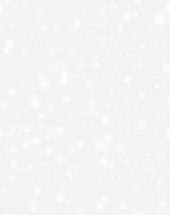 Seamless PNG white snowfall light effect isolated on transparent background. Special semitransparent overlay for winter mood design, wrapping paper or Christmas page fill layer