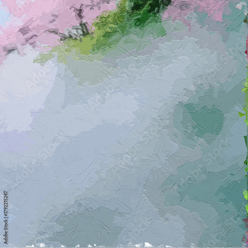 Obraz na plátně Various oil paintings, flowers, chrysanthemums, roses, peonies, butterflies, vil