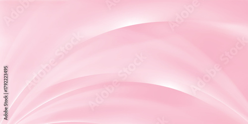 Abstract colorful pink curve background, pink beauty dynamic wallpaper with wave shapes. Template banner background for beauty products, sales, ads, pages, events, web, and others