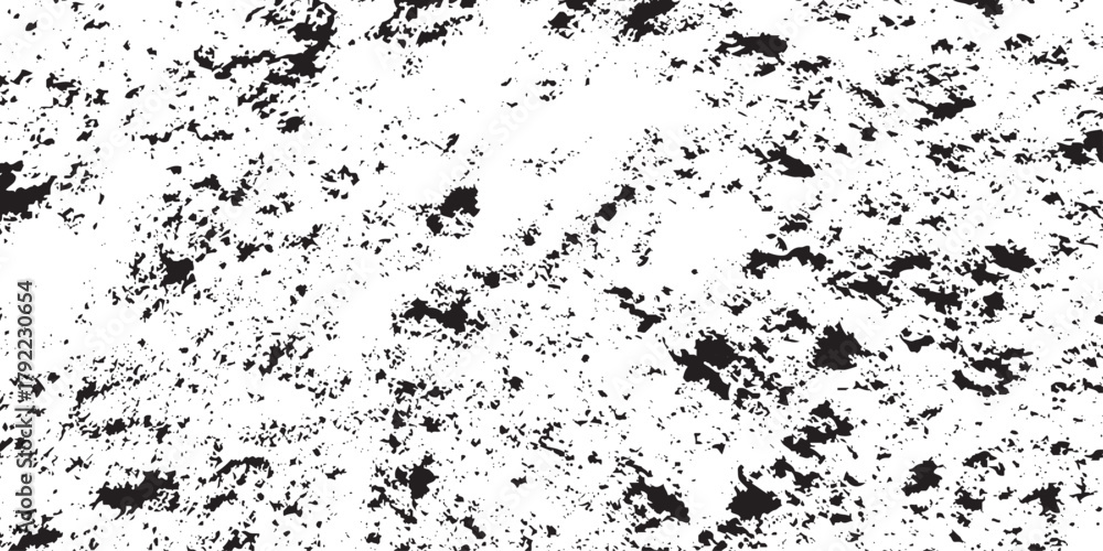 Fototapeta premium Old distressed photo background with scratches dust. Distressed black grain texture distress overlay. White, black dust overlay distress grungy grain, noise effect paint wall.