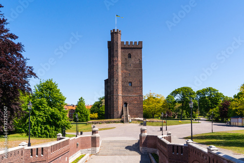 Karnan tower in town of Helsingborg, Sweden