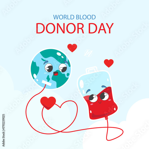 World Blood Donor Day illustration