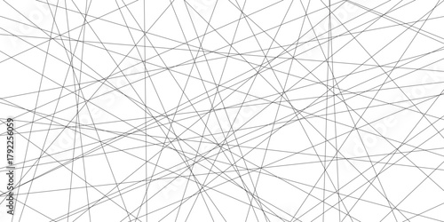 abstract black lines with white background.Creative and geometric shape with white luxury pattern and paper texture design in illustration with white line background.	