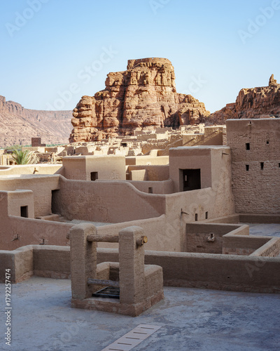 Old Town in Al-Ula. Saudi Arabia 