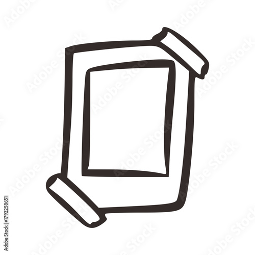 Taped Polaroid Photo