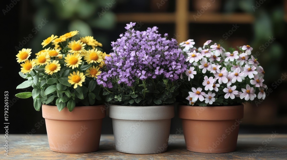 Obraz premium Plant care app pots plantnet Grow therapy Self Watering Pot Lung deto