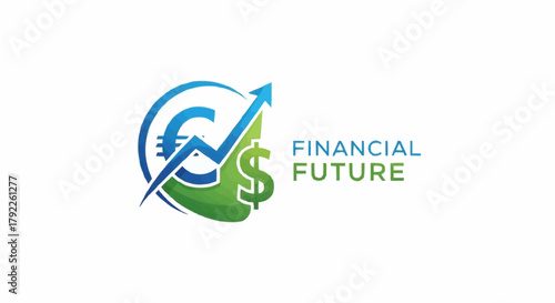 Financial Future Logo Illustrating Growth and Investment Strategies.
