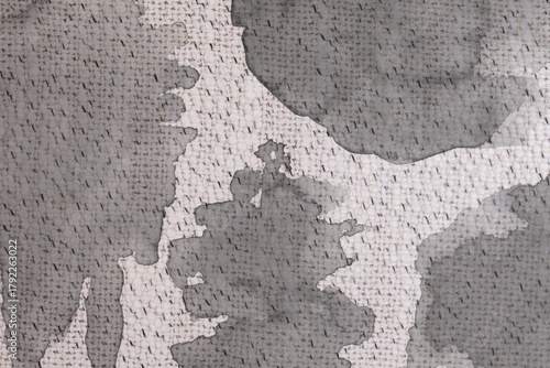 woven fabric with stains