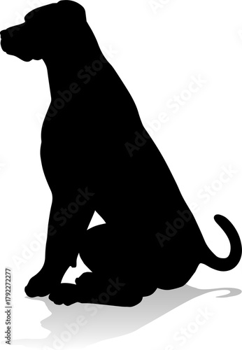 Dog Silhouette Pet Animal